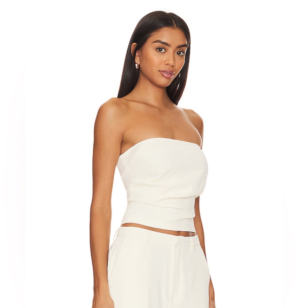 REVOLVE X SNDYS. Roma Tube Top Ivory